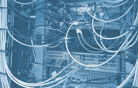 Server Kabel 2 Blau